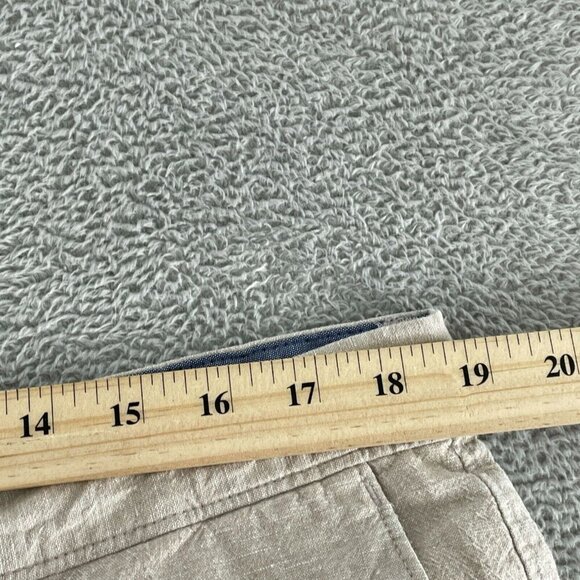 Banana Republic Aiden Short Mens Size 36 Linen & Cotton Blend 5116 - Picture 7 of 9